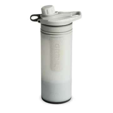 24oz GeoPress Purifier Bottle - Peak White