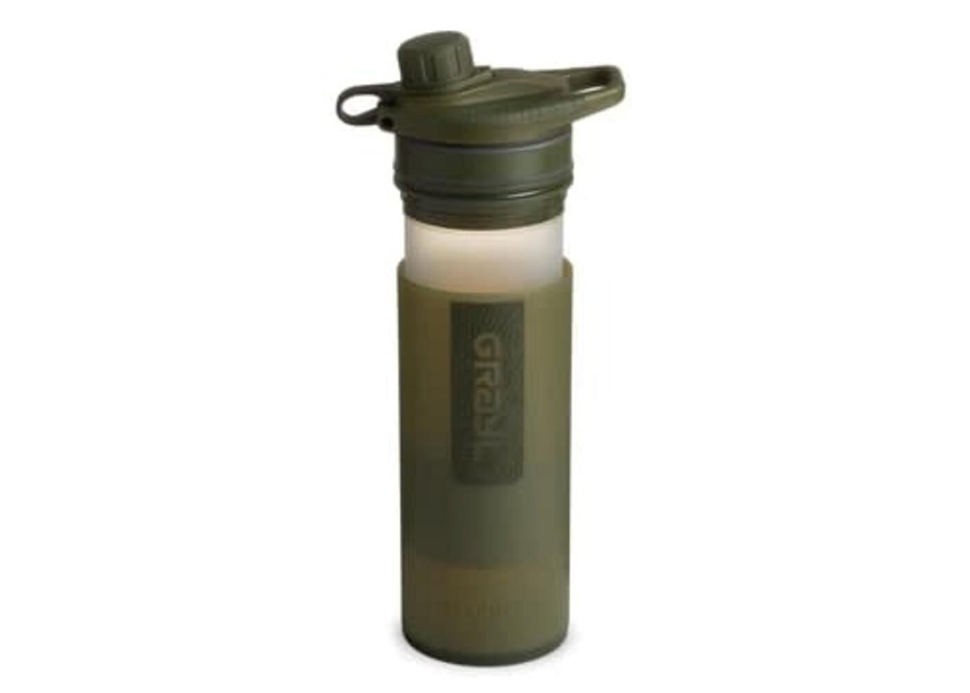 GRAYL 24oz GeoPress Purifier Bottle - Olive Drab