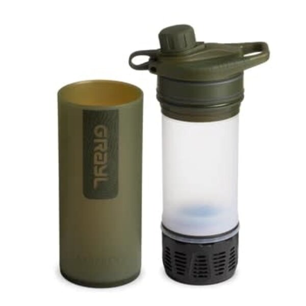 GRAYL 24oz GeoPress Purifier Bottle - Olive Drab