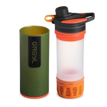 24oz GeoPress Purifier Bottle - Oasis Green