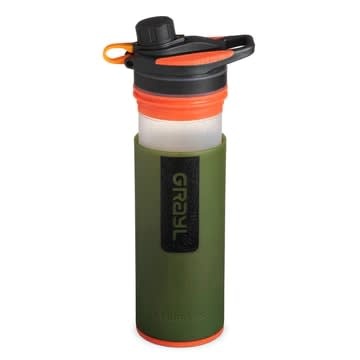 24oz GeoPress Purifier Bottle - Oasis Green