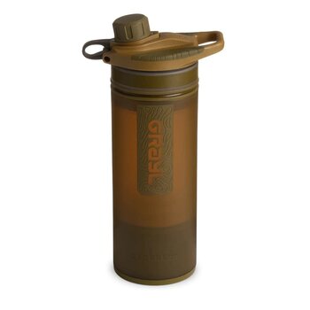 GRAYL 24oz GeoPress Purifier Bottle - Coyote Brown