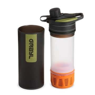 24oz GeoPress Purifier Bottle - Black Camo