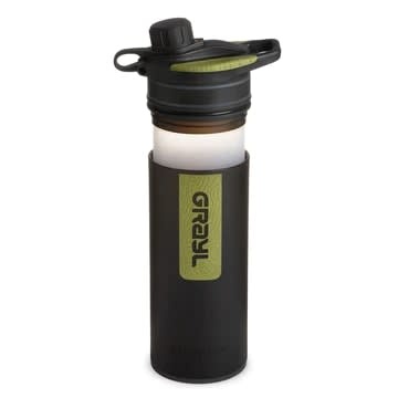 24oz GeoPress Purifier Bottle - Black Camo