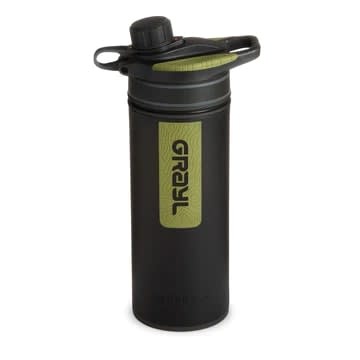 24oz GeoPress Purifier Bottle - Black Camo