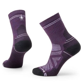 Smartwool Women's Hike Light Cushion Mid  Crew Sock   Purple Iris M