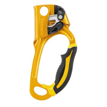 Petzl Ascension - Black/Yellow Right