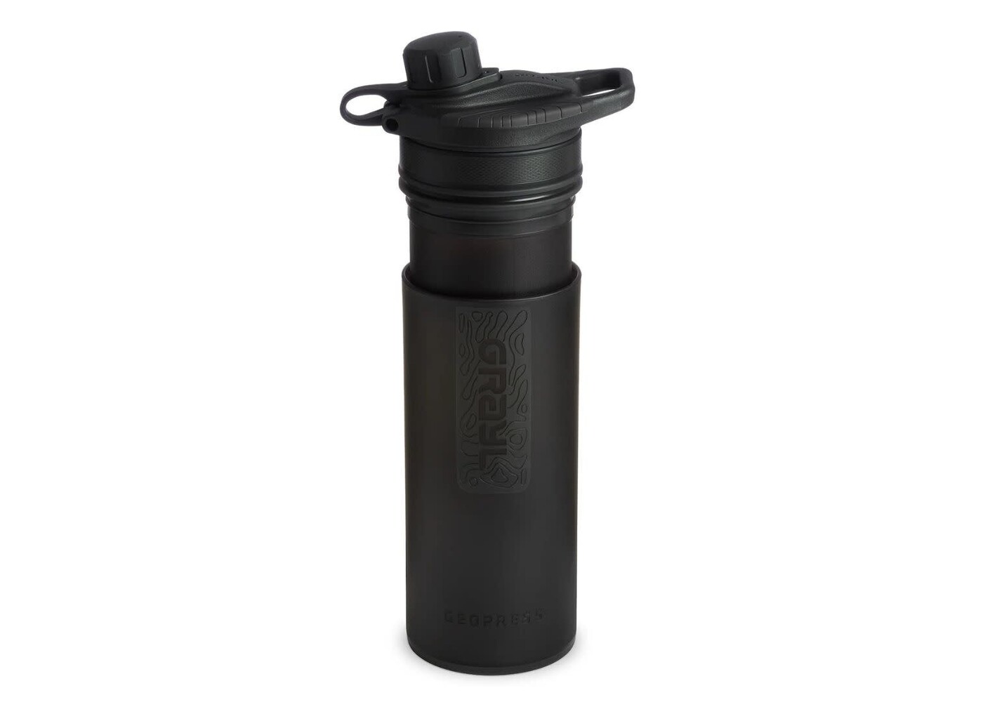 GRAYL 24oz GeoPress Purifier Bottle - COVERT BLACK