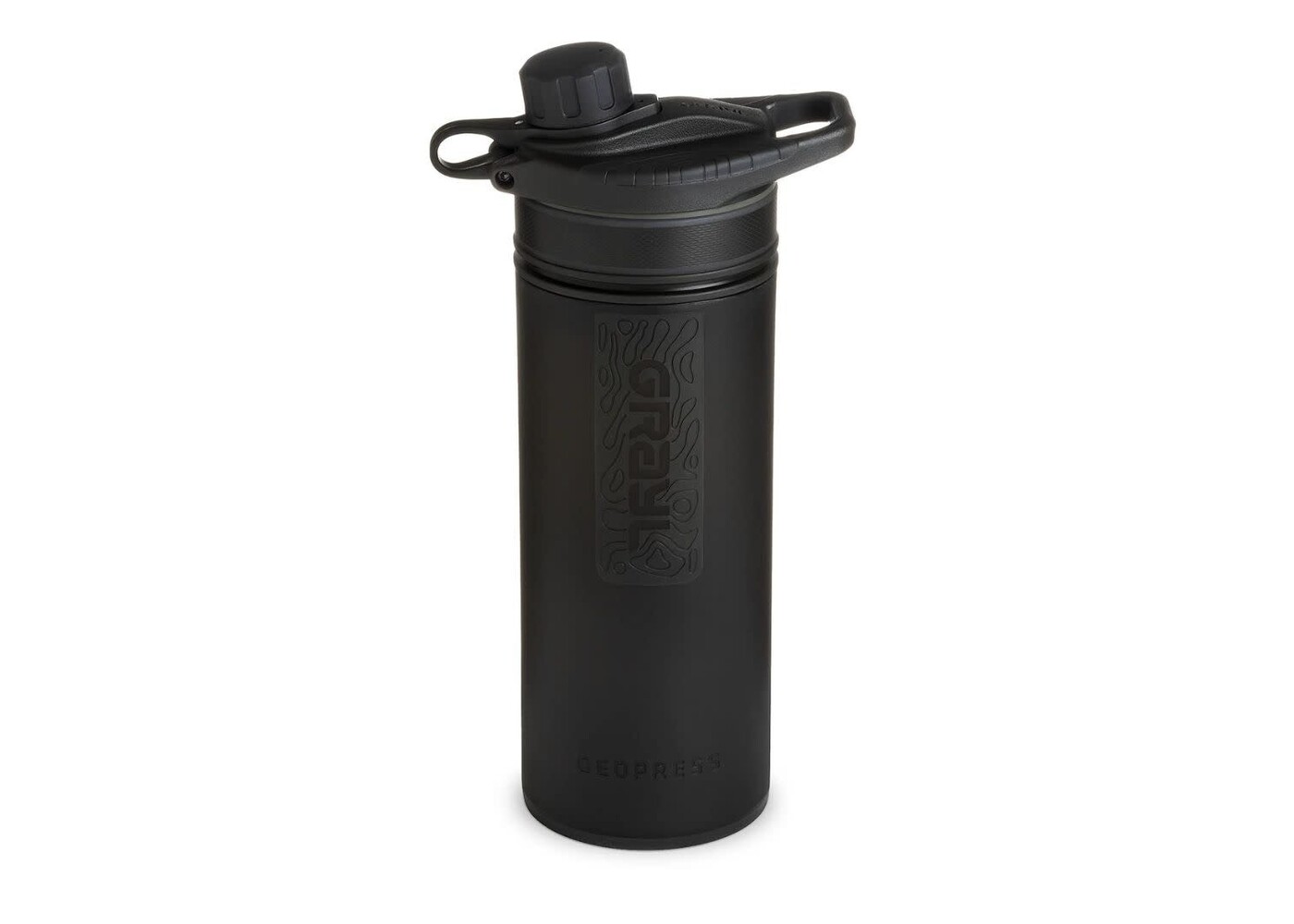 GRAYL 24oz GeoPress Purifier Bottle - COVERT BLACK