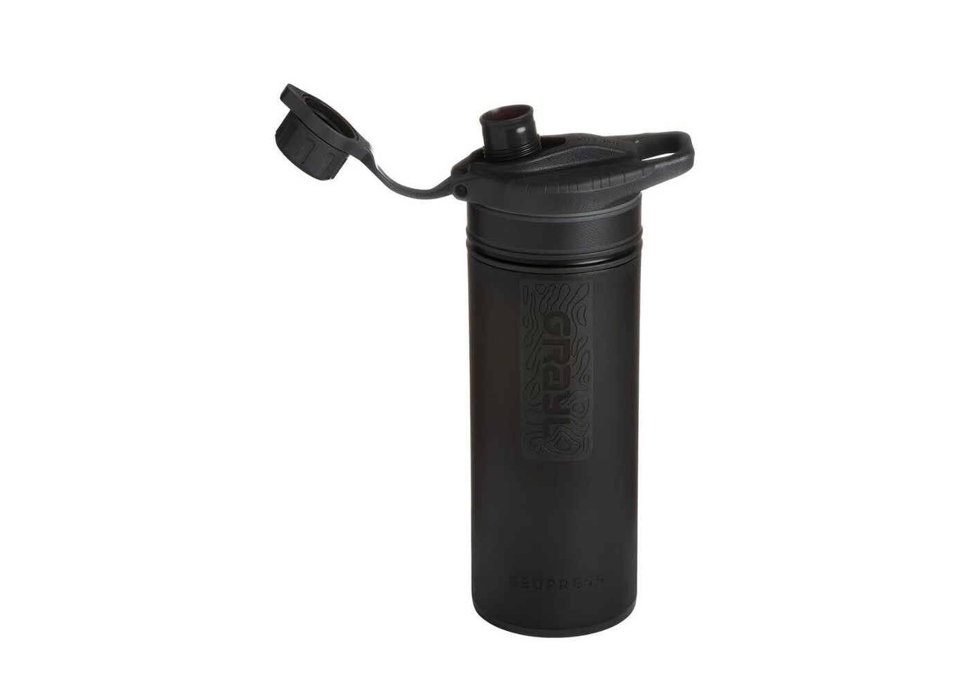 GRAYL 24oz GeoPress Purifier Bottle - COVERT BLACK