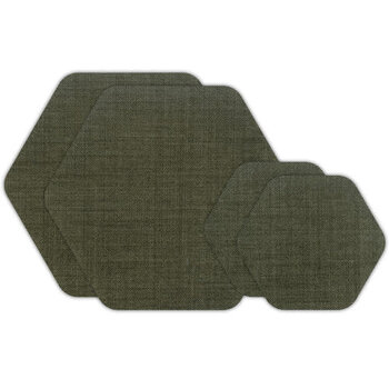 GEAR AID Tenacious Tape Patches Hex - OD GREEN