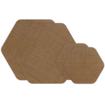  Tenacious Tape Patches Hex - COYOTE