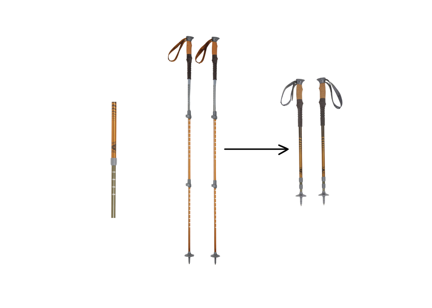 Kelty Range 2.0 Trekking Poles (Pair)