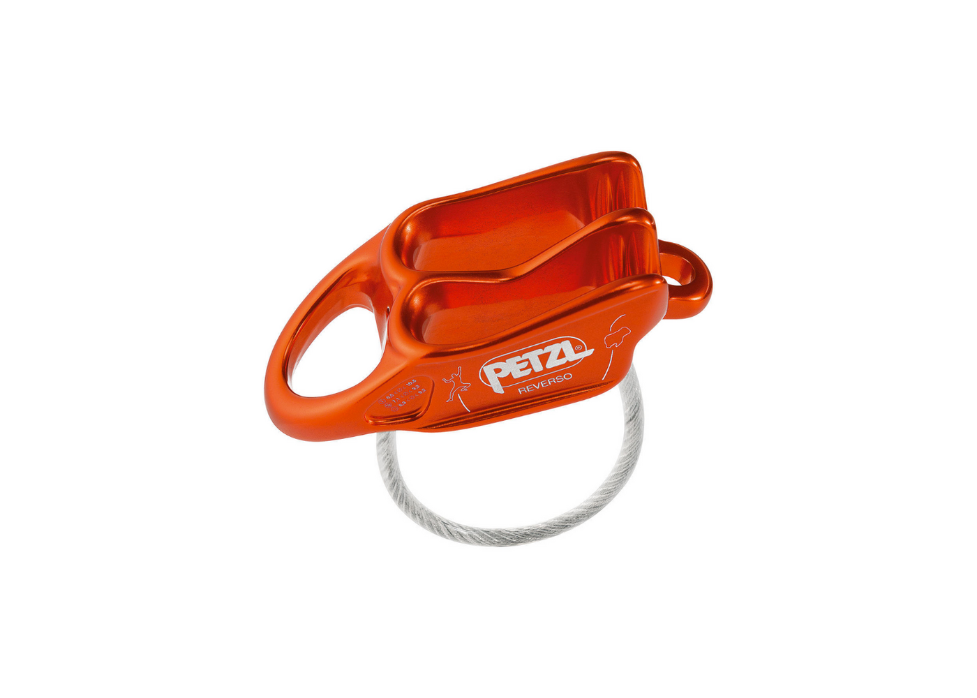 Petzl REVERSO BELAY DEVICE RED