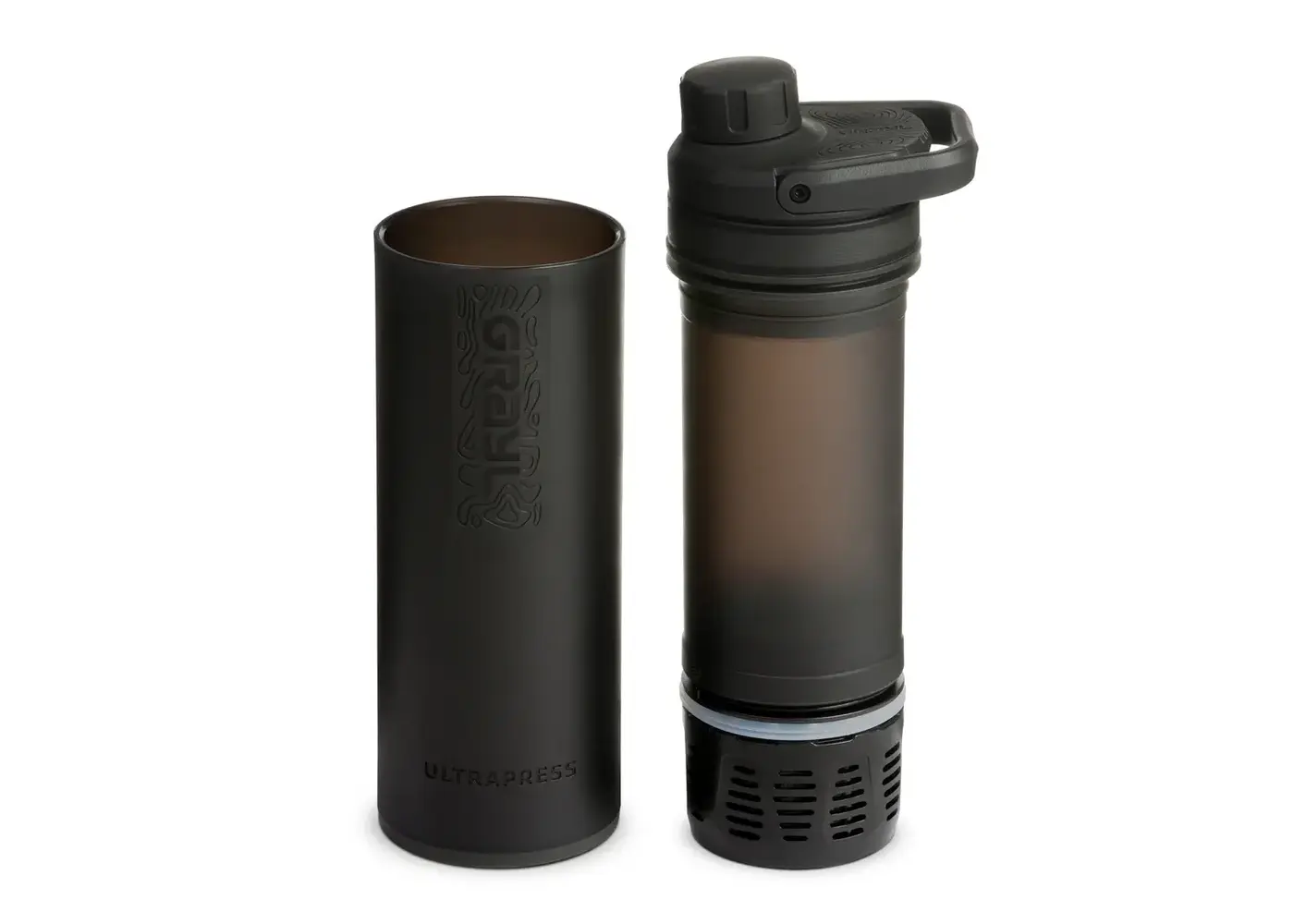 GRAYL Ultra Press Purifier Nature Edition Bottle - Covert Black