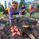 GSI Outdoors CAMPFIRE GRILL WITH FOLDING LEGS
