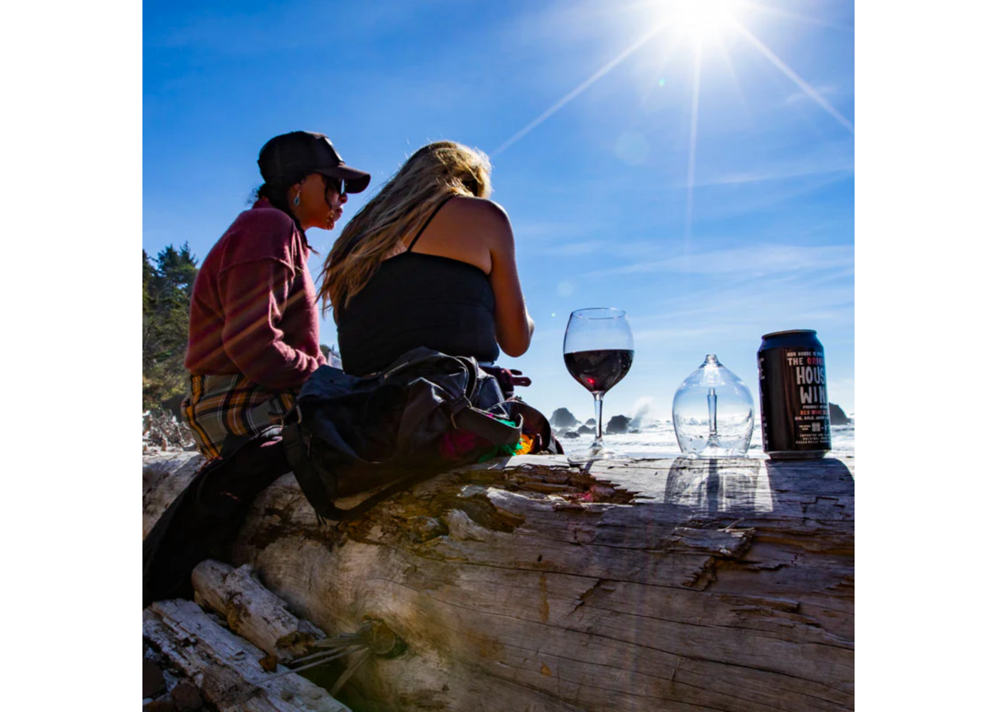 GSI Outdoors NESTING RED WINE GLASS SET