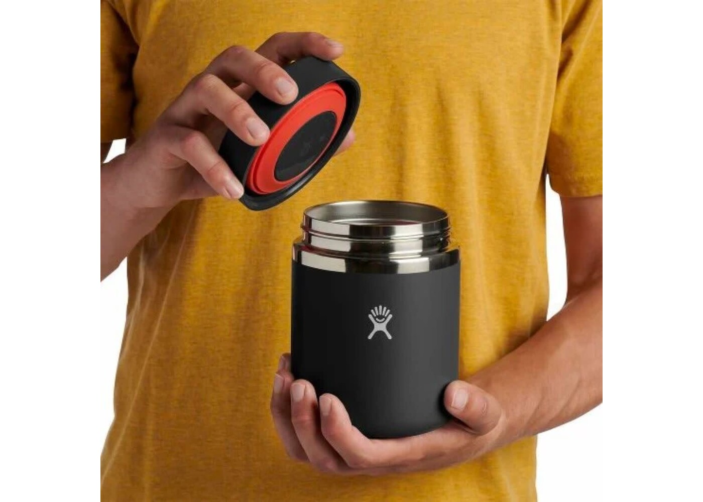 28 OZ INSULATED FOOD JAR BLACK