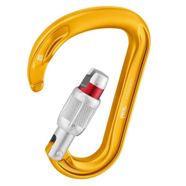 Petzl ATTACHE SCREW-LOCK YELLOW