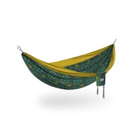 ENO (Eagles Nest Outfitters) DoubleNest Hammock Print Mantra | Gold OS