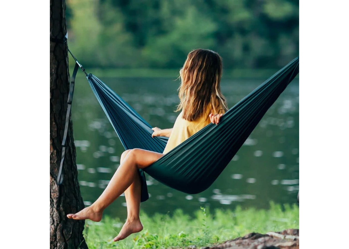 ENO (Eagles Nest Outfitters) TravelNest Hammock + Straps Combo Moss OS