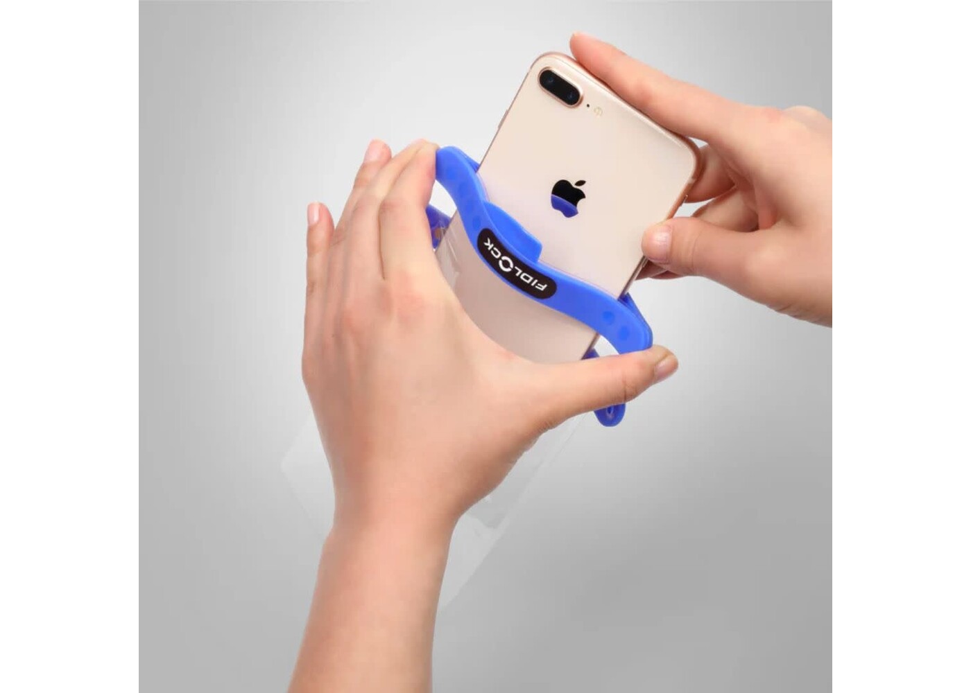 HERMETIC Dry Bag MEDI	Clear + Blue Bar