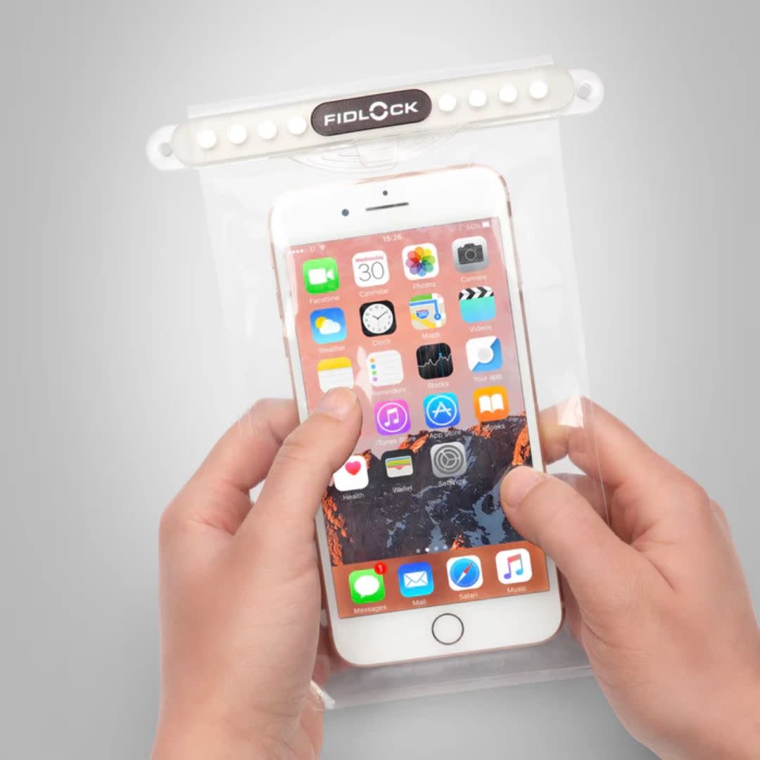 HERMETIC Dry Bag MEDI	Clear + Blue Bar