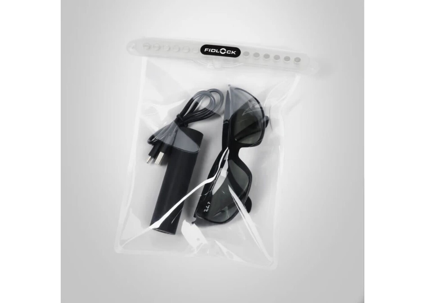 HERMETIC Dry Bag MAXI	Clear + Teal Bar