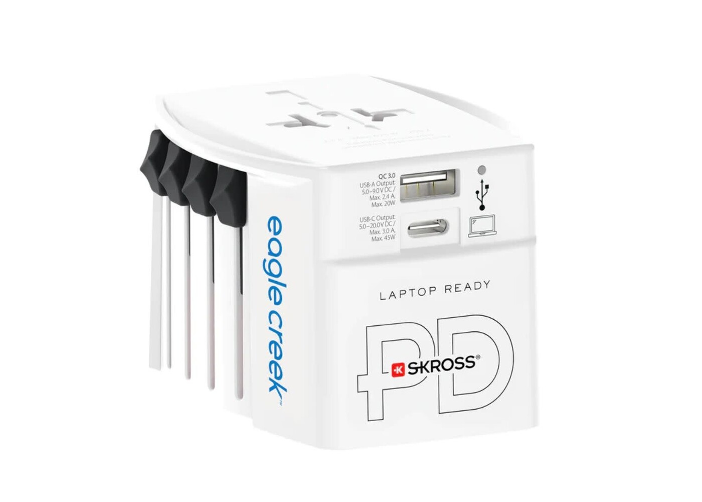 Eagle Creek Global Travel Adapter 45W White