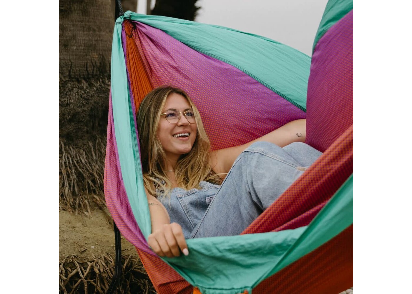 ENO (Eagles Nest Outfitters) DoubleNest Hammock Print Fade | Seaglass OS