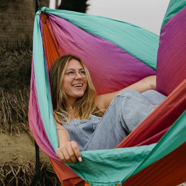 ENO (Eagles Nest Outfitters) DoubleNest Hammock Print Fade | Seaglass OS