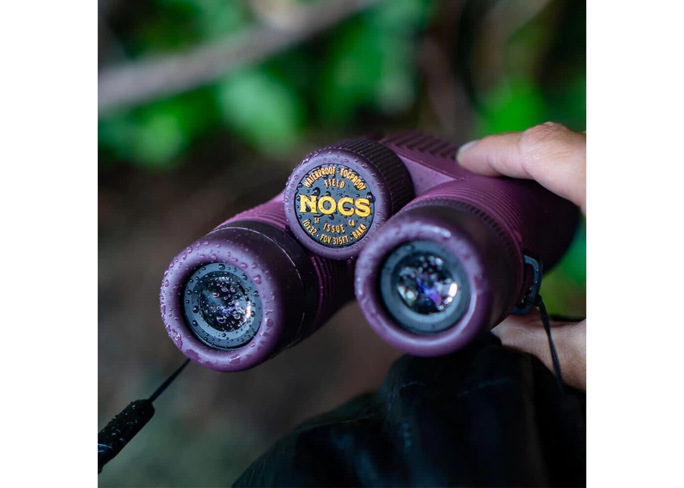 Nocs Field Issue 10X32  Binoculars Oxblood Maroon