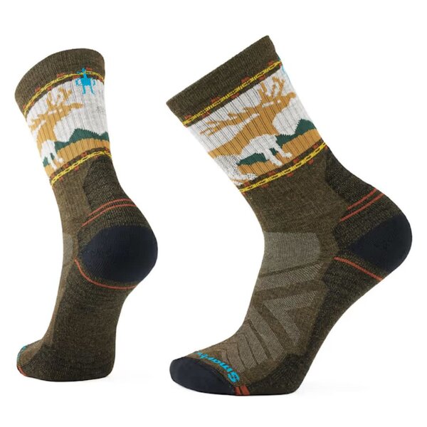 Smartwool Hike Light Cushion Mountain Moose Crew S  L