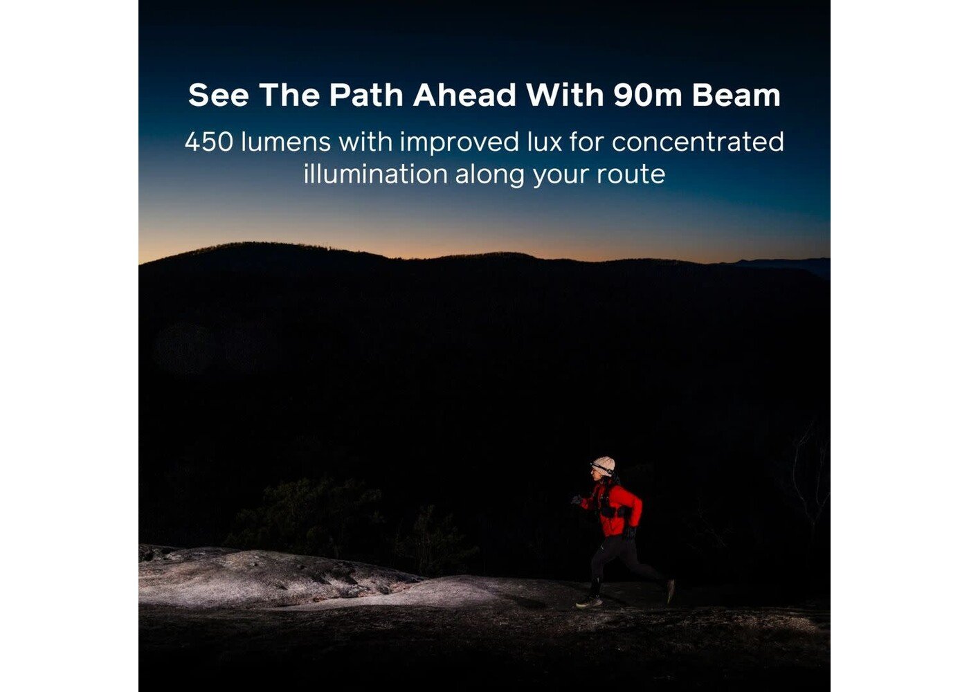 Dash 450 Rechargeable HeadLamp - Ember Fade