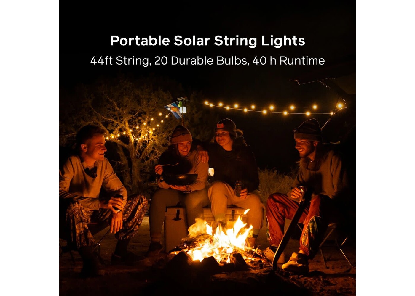Luci Solar String Lights + Hub 44'
