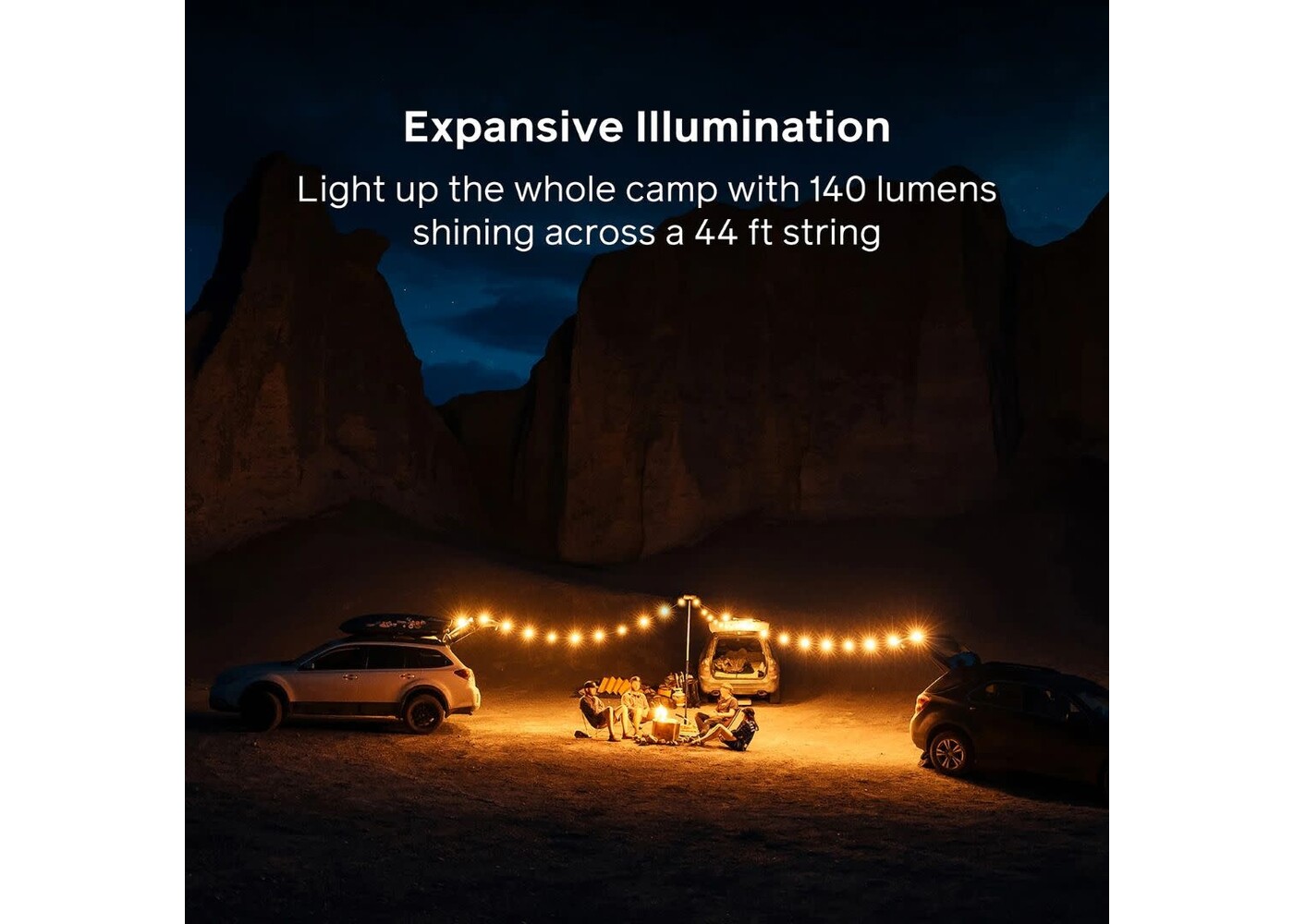 Luci Solar String Lights + Hub 44'