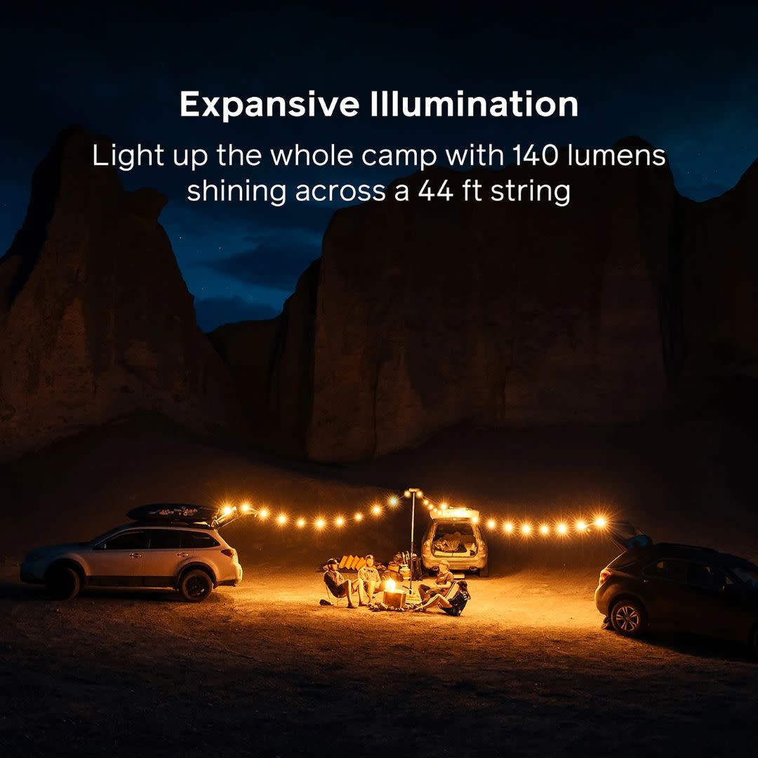 Luci Solar String Lights + Hub 44'