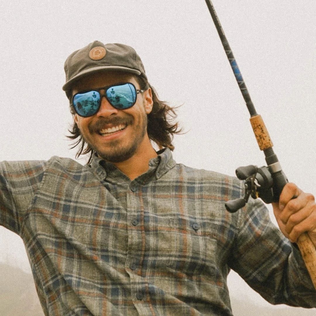 Ombraz Leggero Charcoal / Polarized Grey with Blue Mirror Lens / Regular