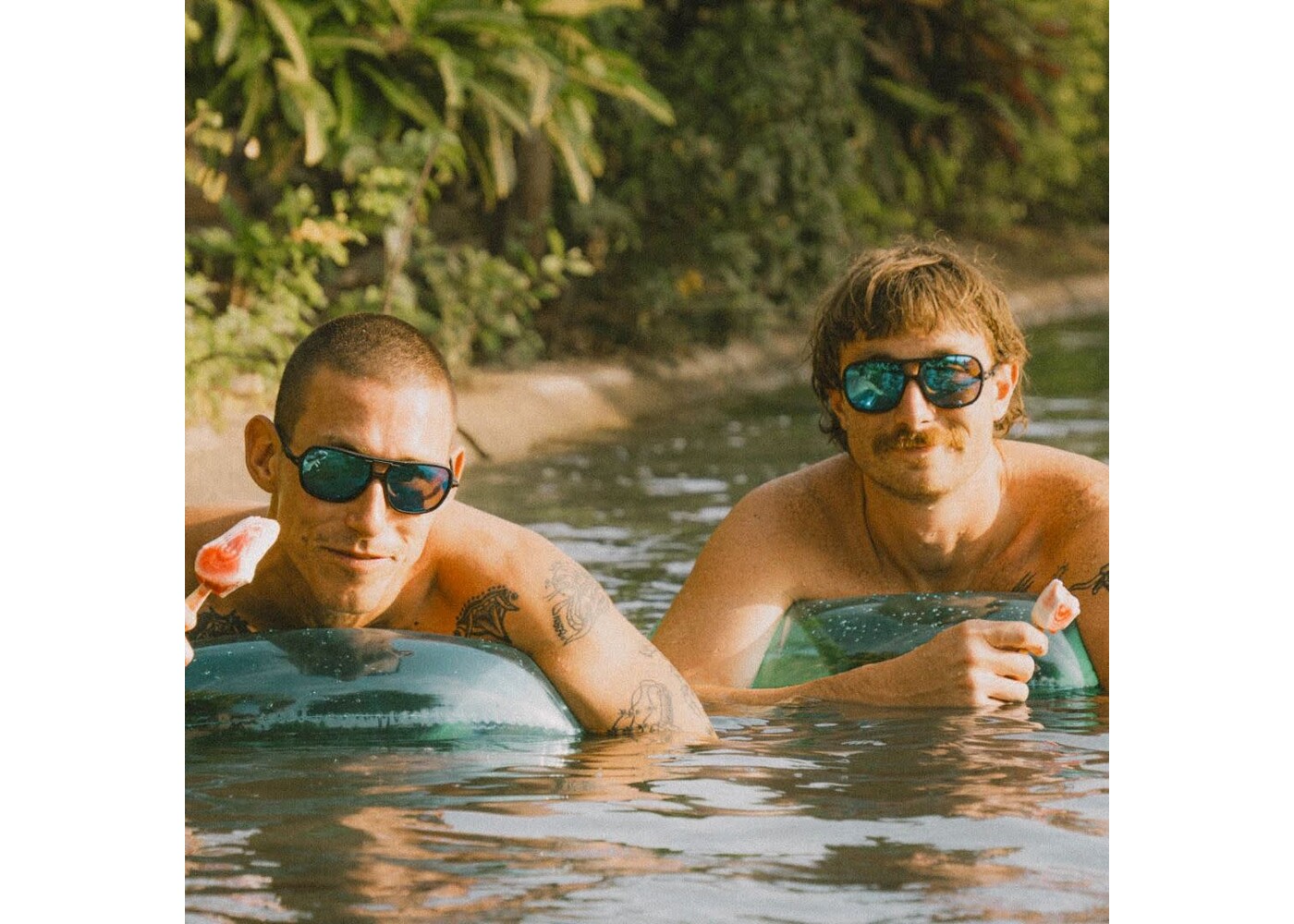 Ombraz Leggero Charcoal / Polarized Grey with Blue Mirror Lens / Regular