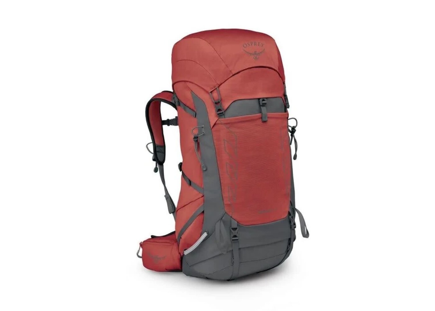 OSPREY TEMPEST 44 RED PAMPAS COAL GREY XS-S