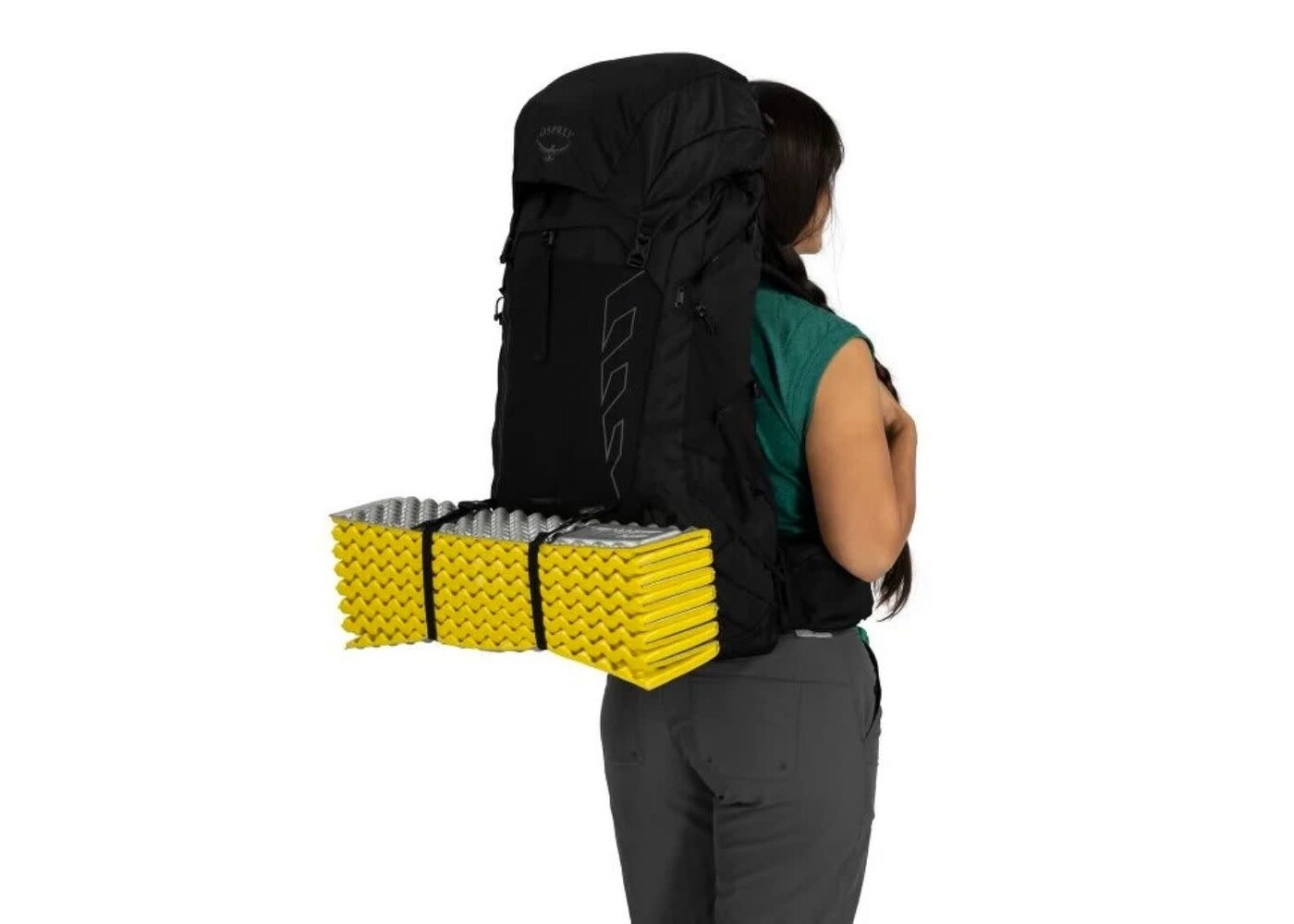 OSPREY TEMPEST 44 RED PAMPAS COAL GREY XS-S