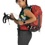 OSPREY TEMPEST 22 RED PAMPAS COAL GREY OS