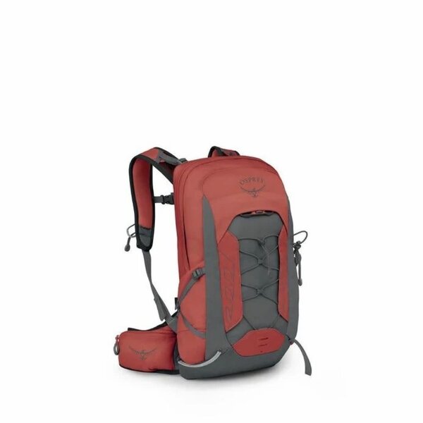 OSPREY TEMPEST 11 RED PAMPAS COAL GREY OS