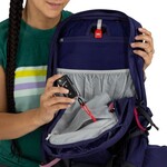 OSPREY TEMPEST 11 RED PAMPAS COAL GREY OS