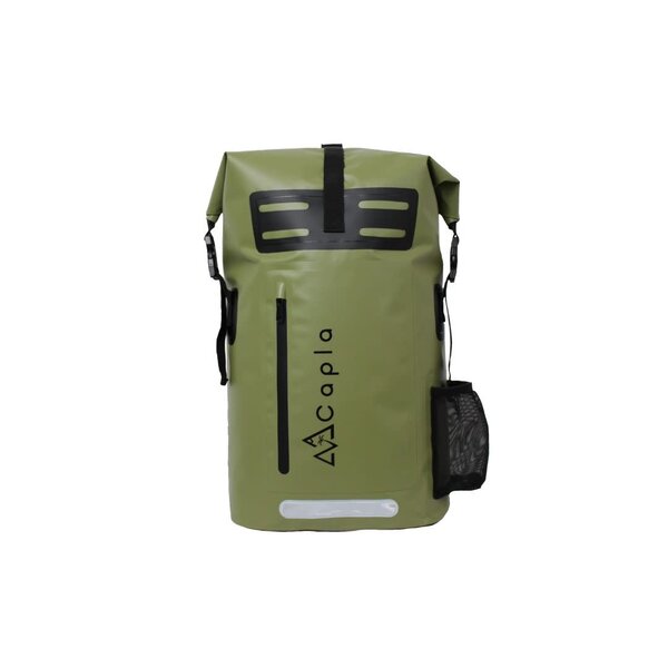 CAPLA Waterproof Dry Bag Backpack - Dark Green