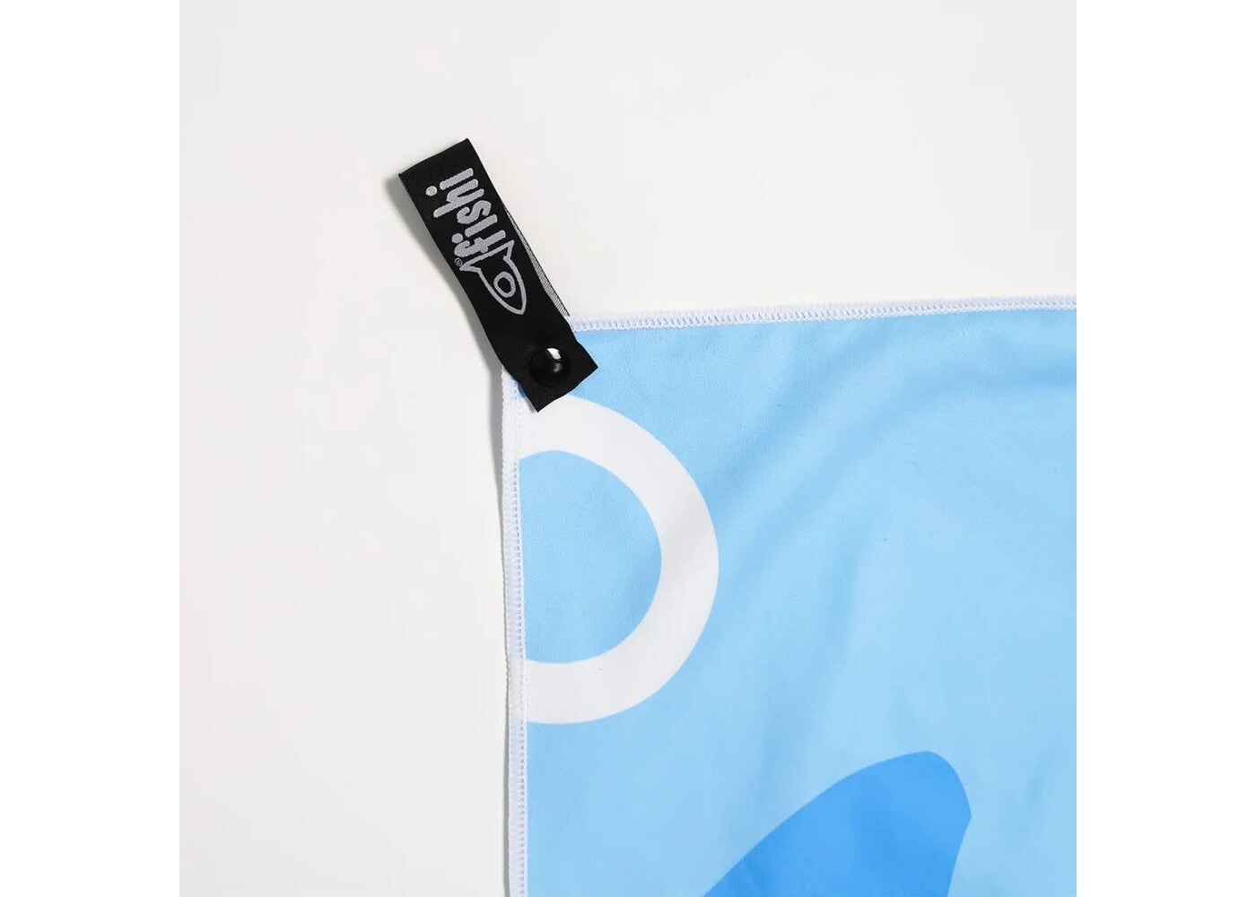 Fishi Micro-Towel Blue Pattern