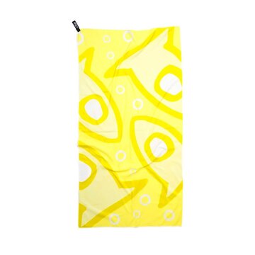  Fishi Micro-Towel Yellow Pattern