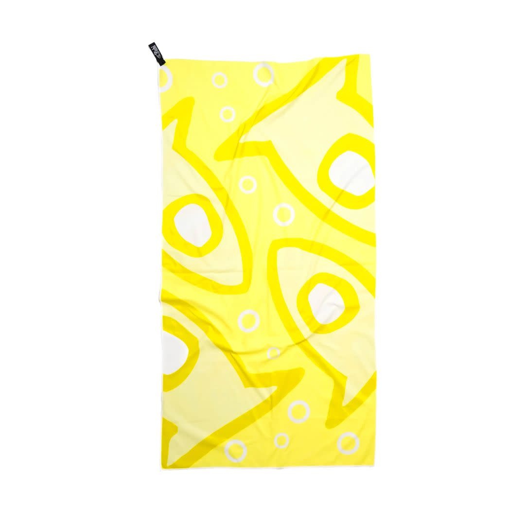 Fishi Micro-Towel Yellow Pattern