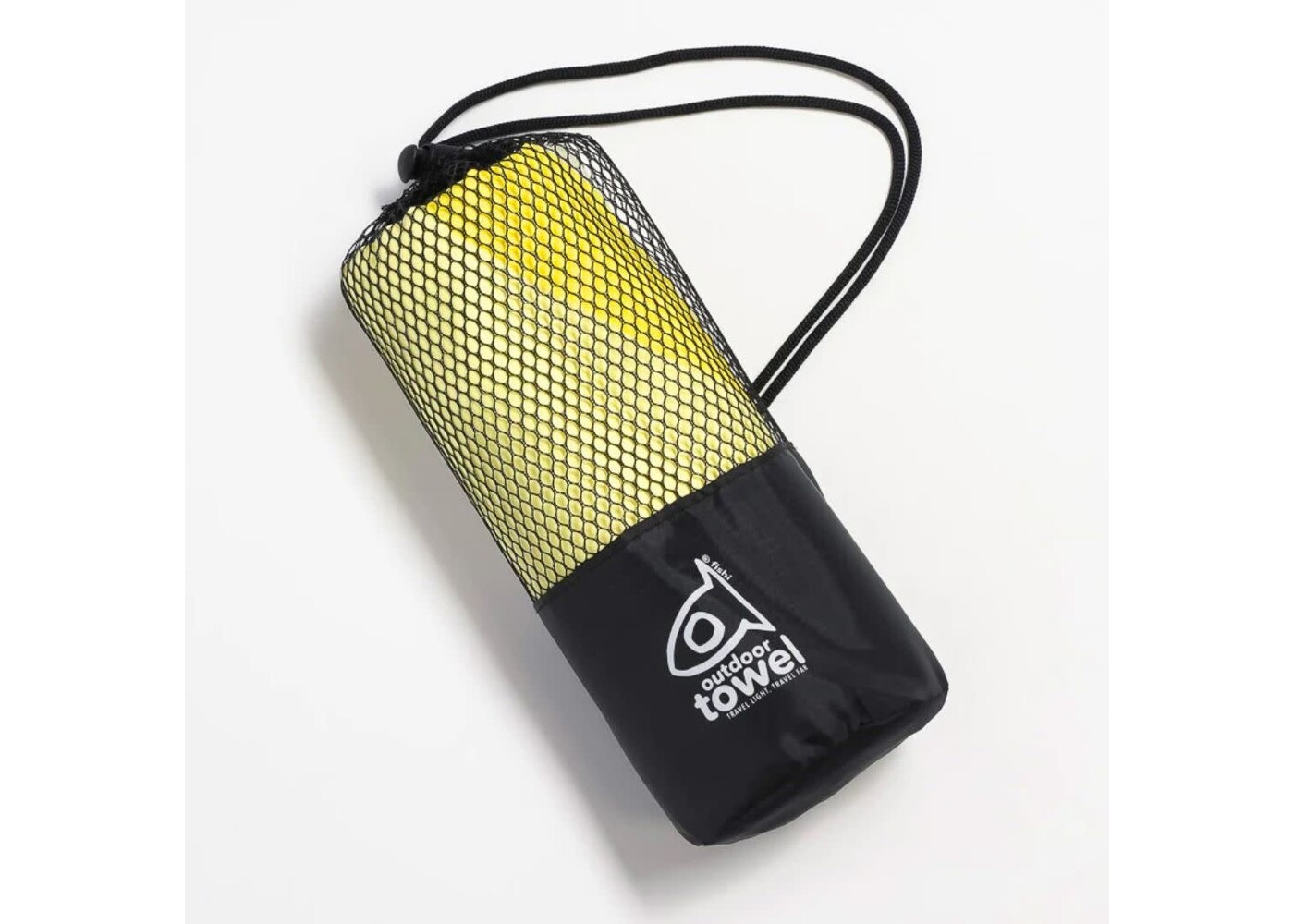 Fishi Micro-Towel Yellow Pattern