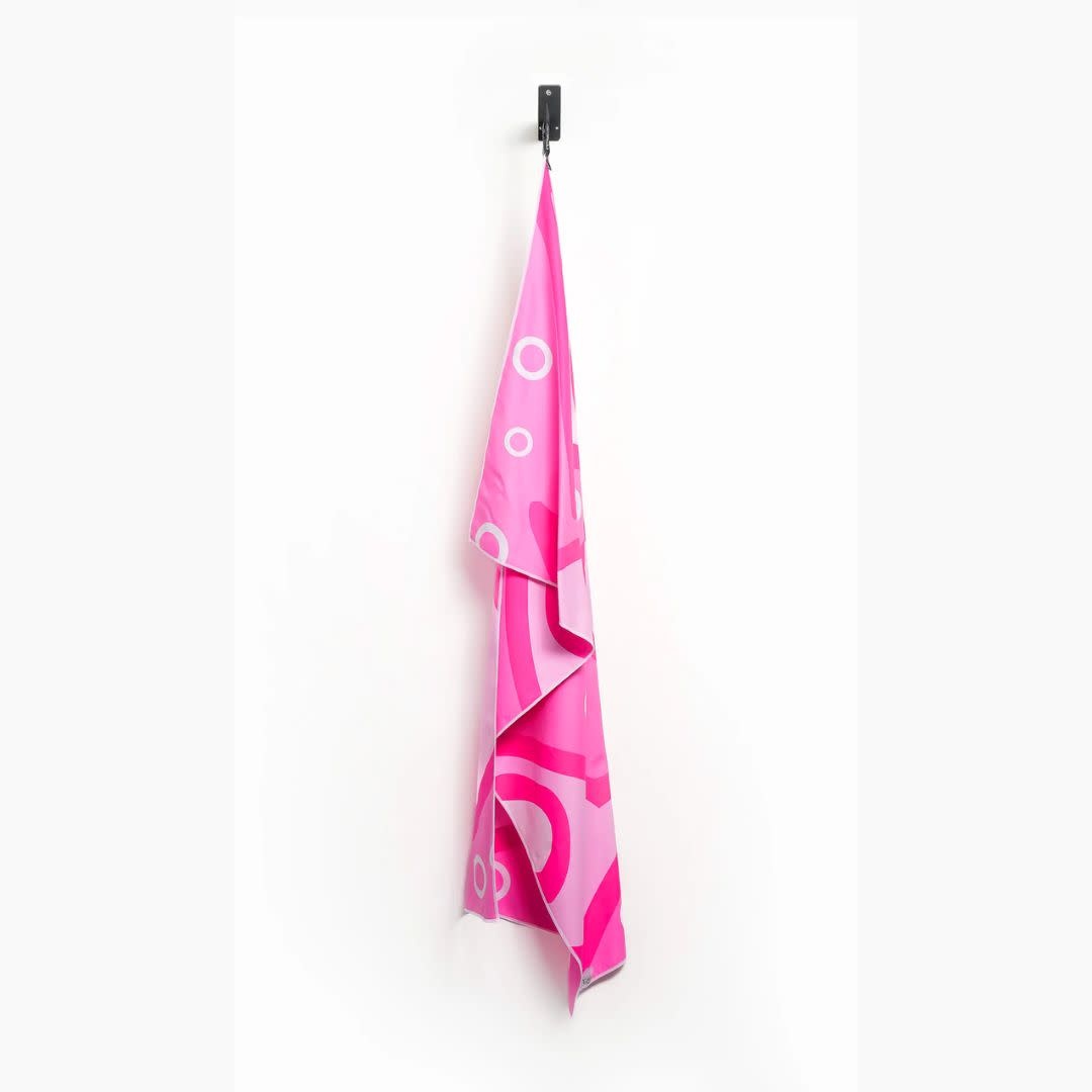 Fishi Micro-Towel Pink Pattern